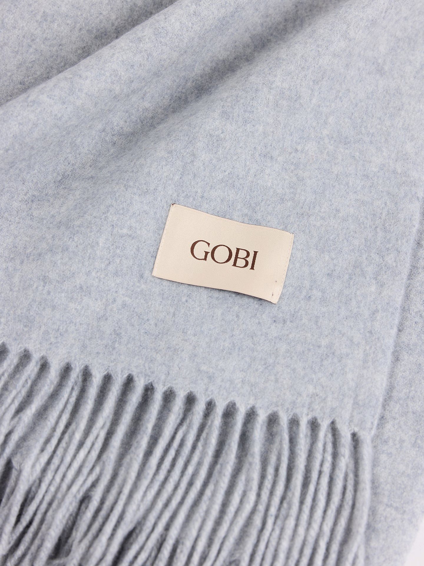 Wolldecke Große Decke mit Fransen, GOBI Cashmere