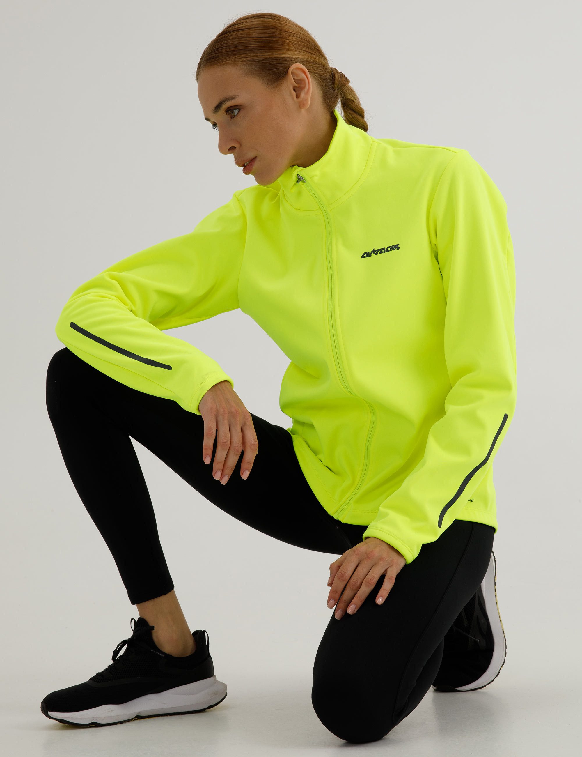 Airtracks Fahrradjacke Damen Winter Thermo Softshell Fahrradjacke Aktive Comfort Line (Softshell - Wind und Wasserdicht, Funktions Jacke) für die kalte Jahresze – Bild 3 von 5