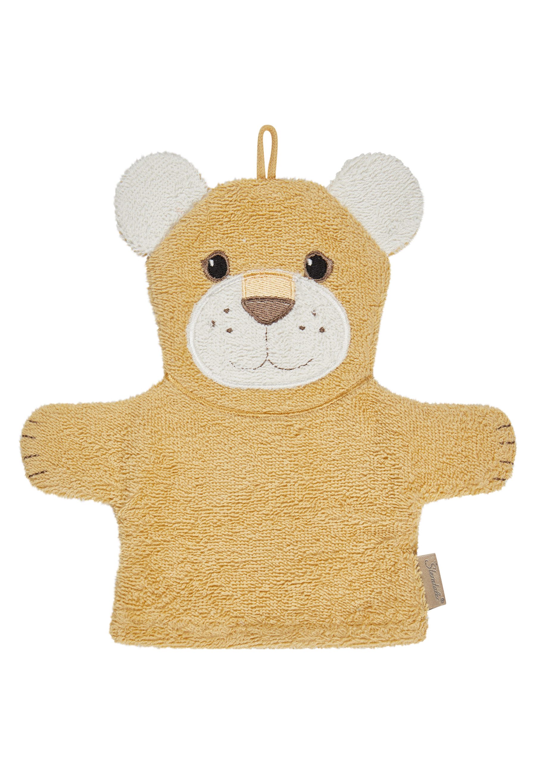 Sterntaler® Waschhandschuh Waschhandschuh LÖWE Leo, Frottee (1-St)