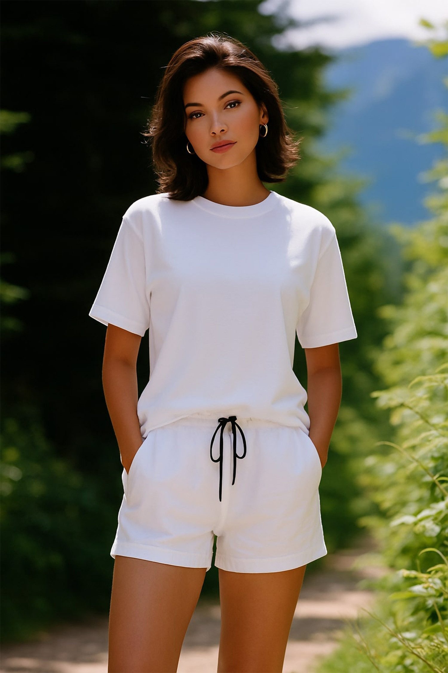 Reichstadt T-Shirt Reichstadt Shoulder Drop Damen T-Shirt 25RSW071 Vielseit günstig online kaufen