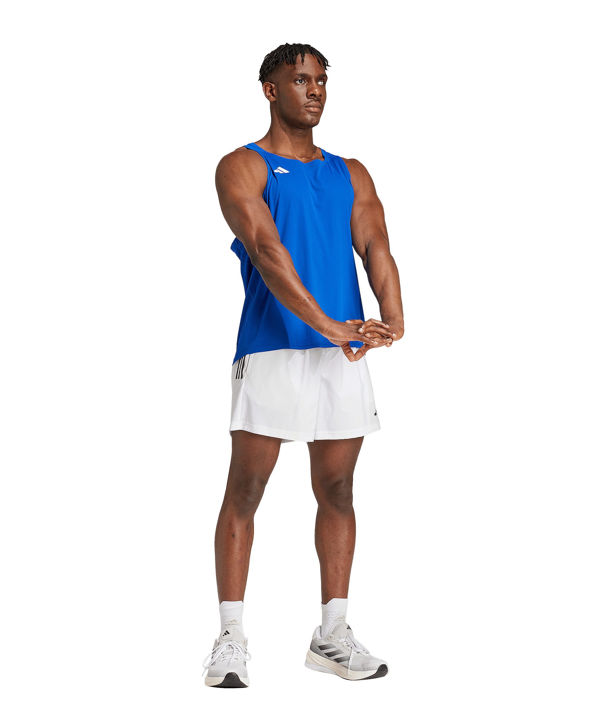 adidas Performance T-Shirt adidas Performance Adizero T-Shirt Weiß Polyester