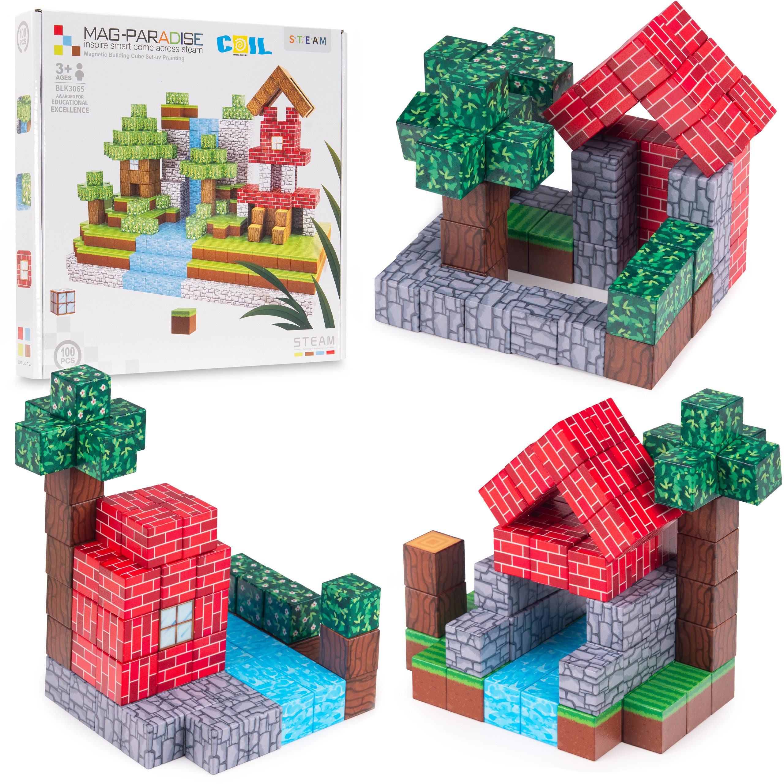 COIL Magnetische Bauklötze, Kinderspielzeug, Konstruktionsspielzeugsets, Ma günstig online kaufen