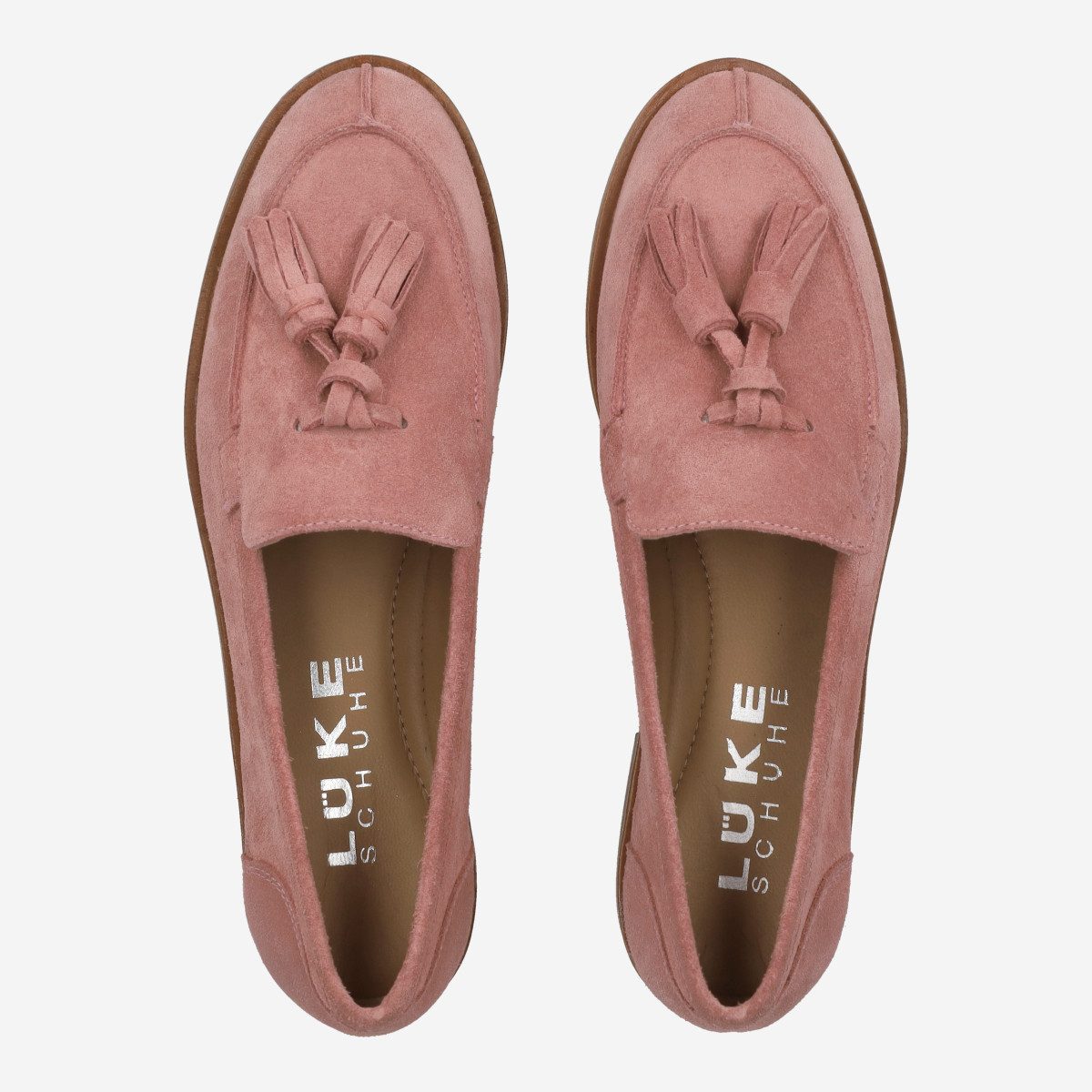 Lüke Schuhe Lüke Schuhe 300 ROSE, Slipper & Mokassin, Rose, Damen Slipper