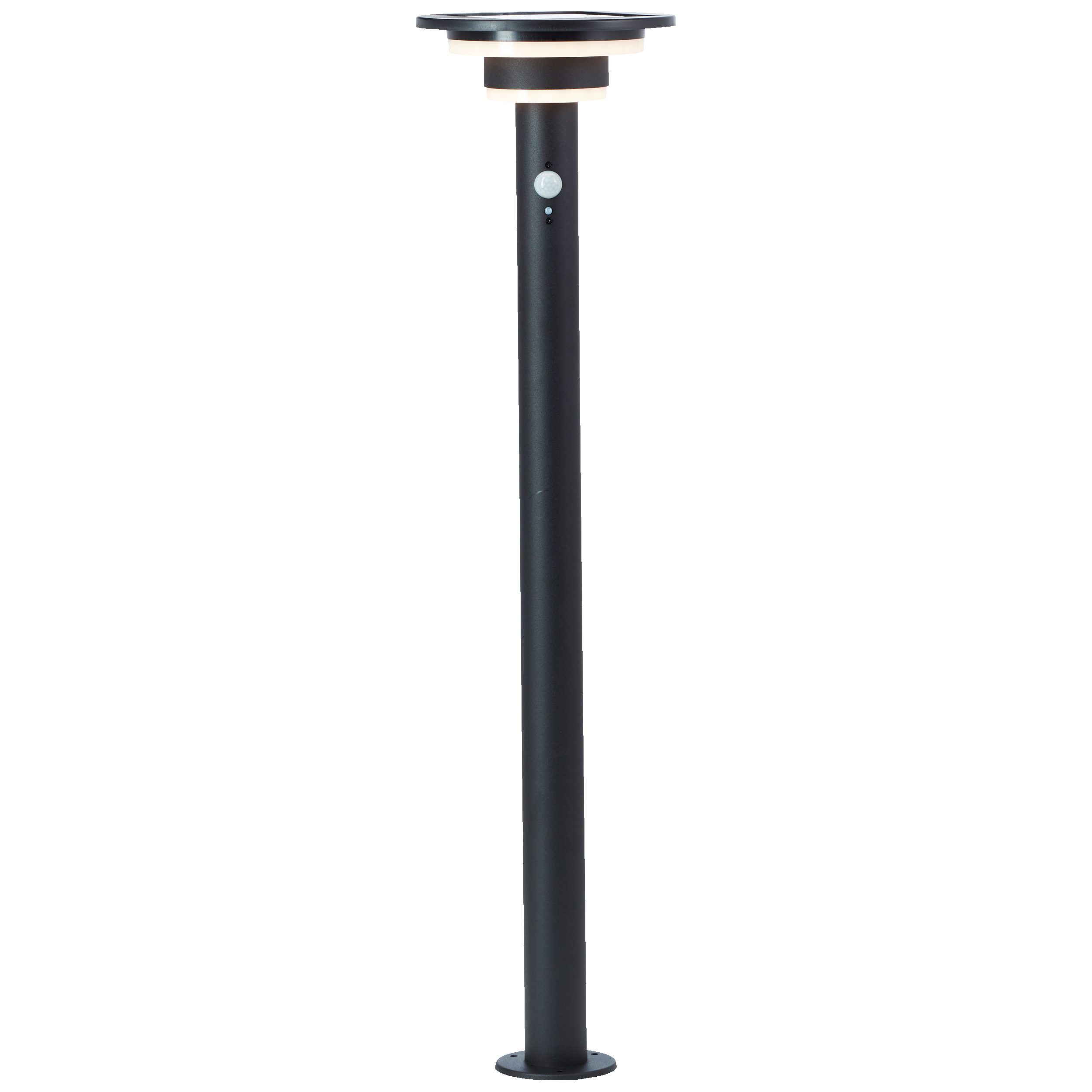 Lightbox Stehlampe, Bewegungsmelder, LED fest integriert, Warmweiß, LED Außenstehlampe, Solar, Bewegungsmelder, 85 cm, 3 W, 430 lm, 3000 K
