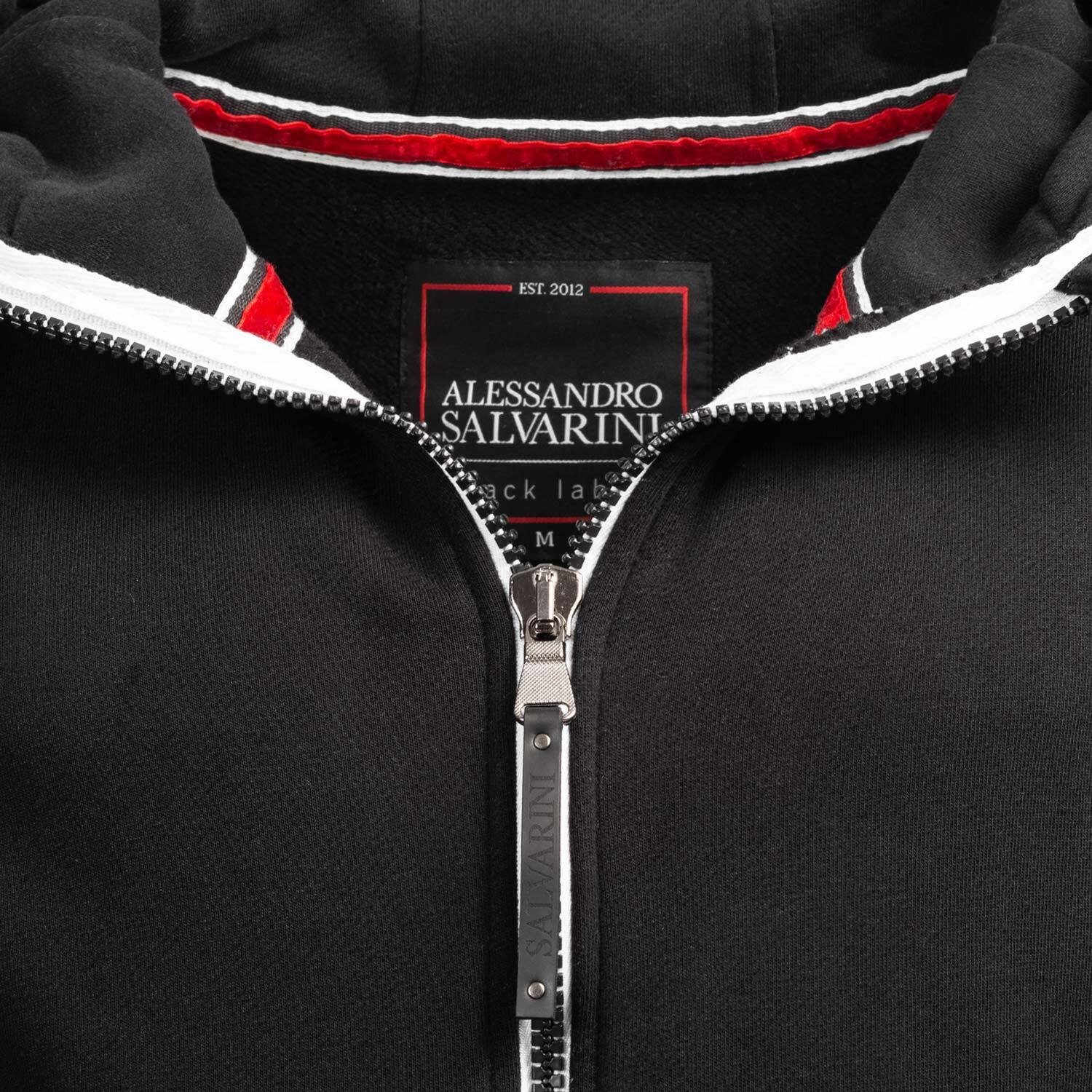 Alessandro Salvarini Sweatjacke ASBergamo aus hochwertigem, warmem Material – Bild 5 von 5
