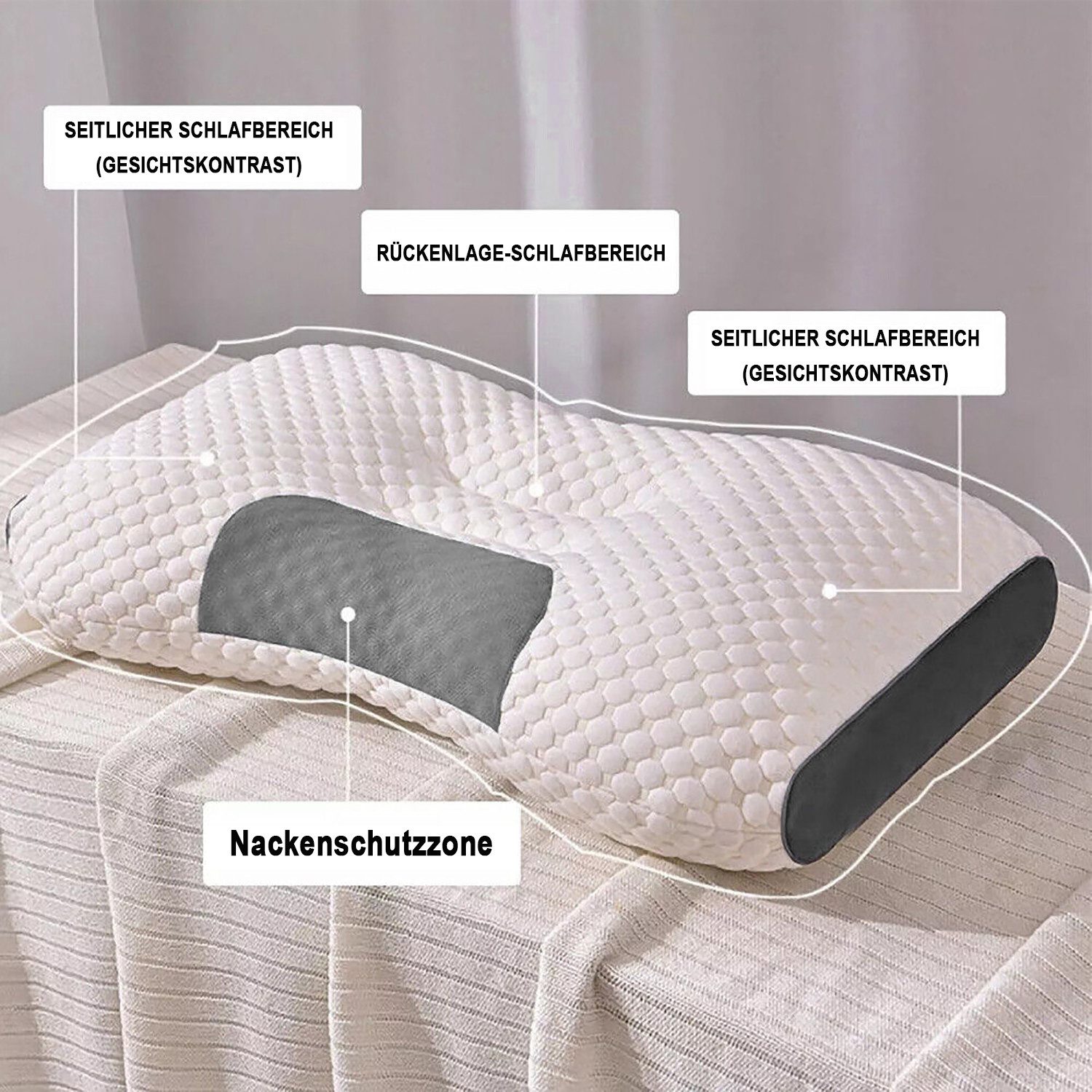 wohnTRAUM24 Nackenstützkissen Orthopädisches Kissen für alle günstig online kaufen