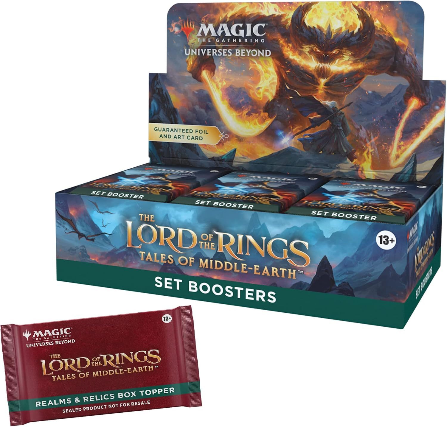 Sammelkarte The Lord of the Rings Tales of Middle-Earth Set Display Englisch