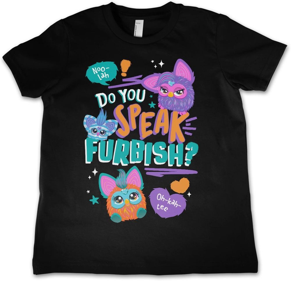 Furby T-Shirt Do You Speak Furbish? Kids Tee