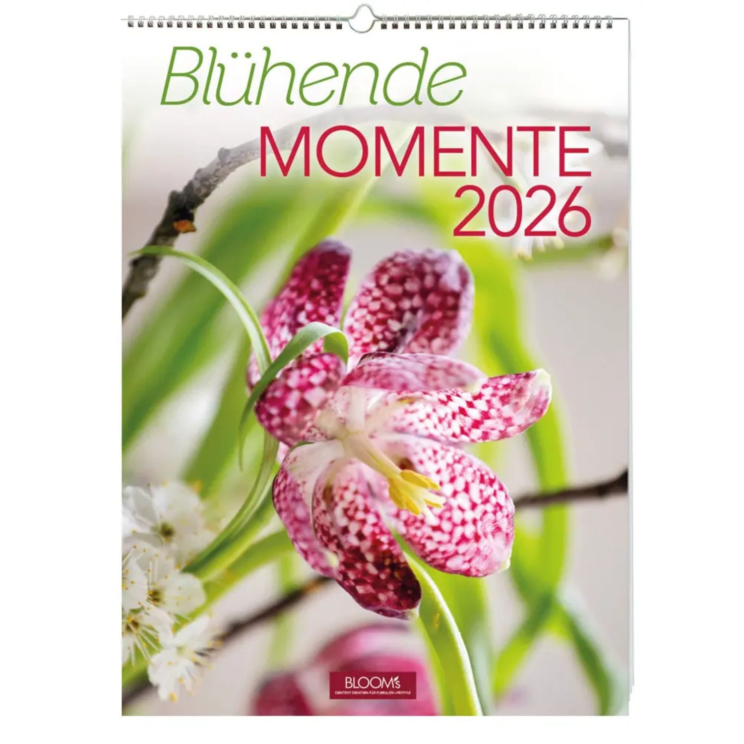Blooms Wandkalender Blühende Momente 2026
