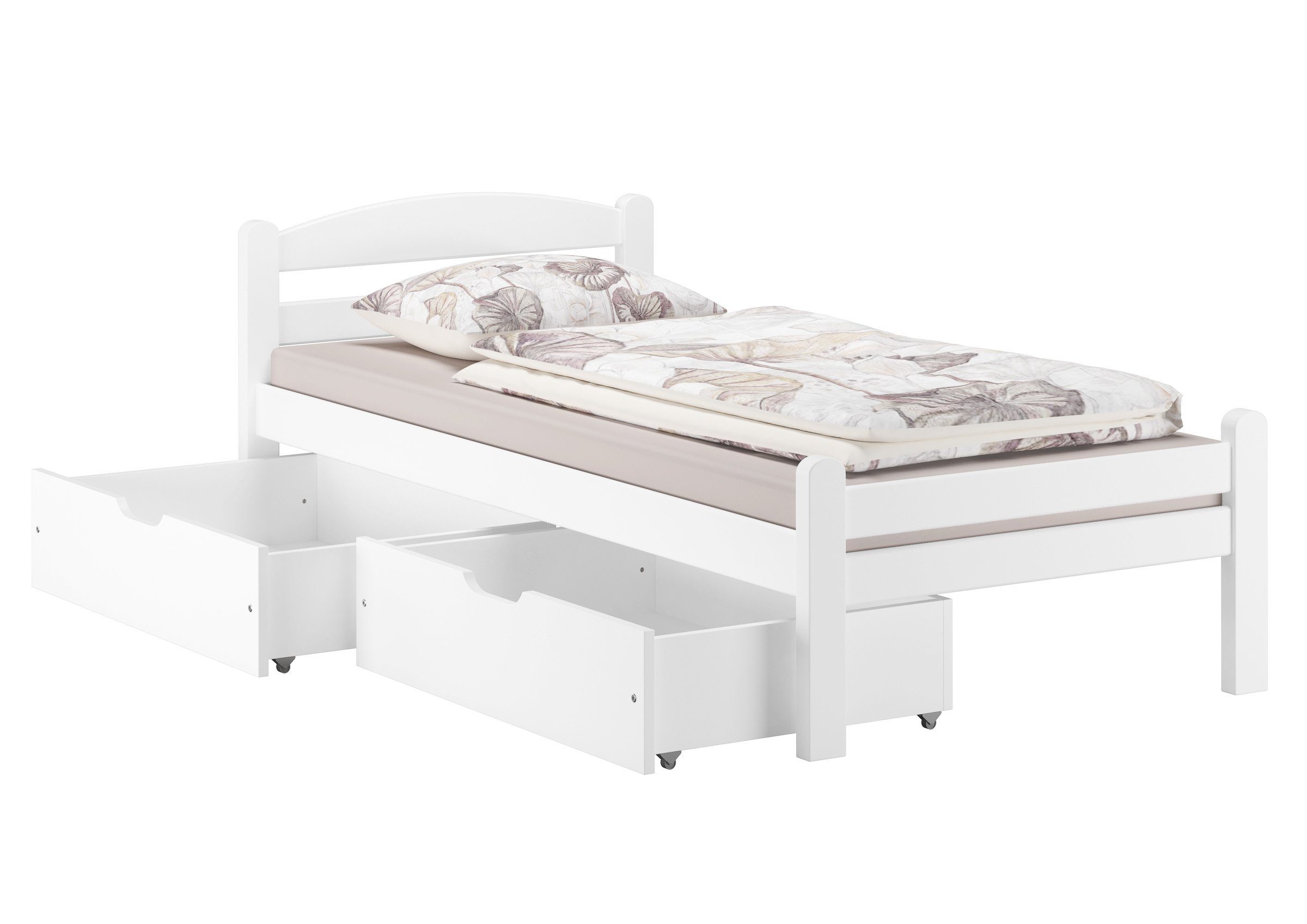 ERST-HOLZ Bett Einzelbett Gästebett Massiv Buche günstig online kaufen