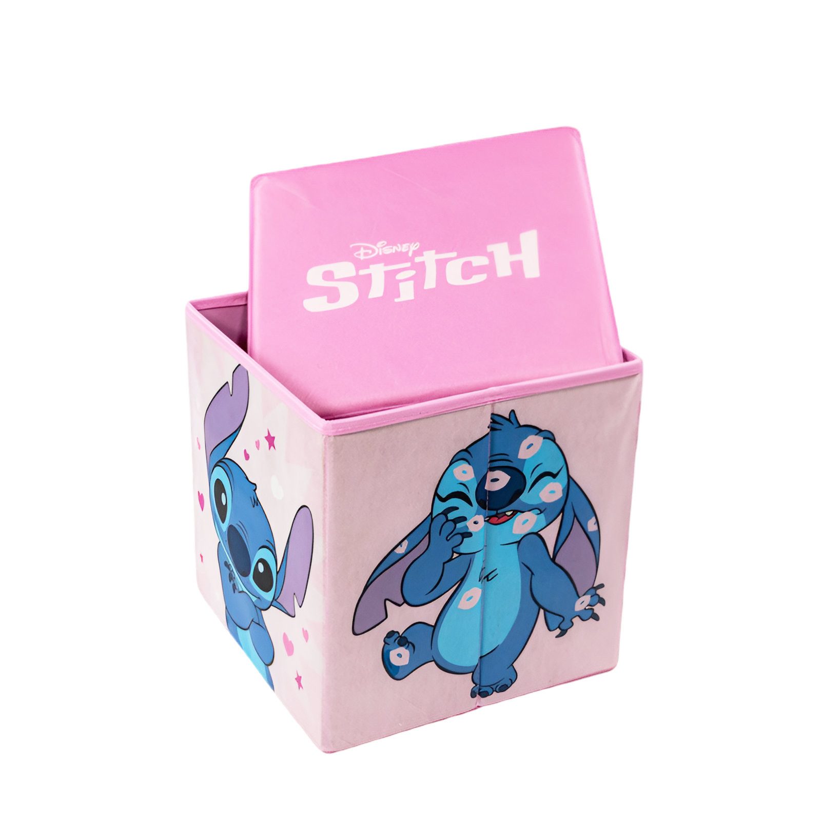 Disney Aufbewahrungsbox Disney Lilo und Stitch Kinder Spielzeugkorb mit Deckel 30x30x30 cm