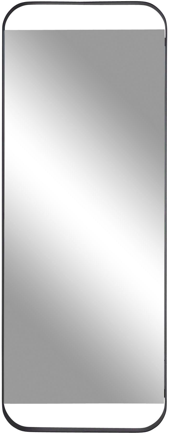 Spinder Design Wandspiegel REX MIRROR Spiegel - Schwarz, Metall, Breite 46 cm