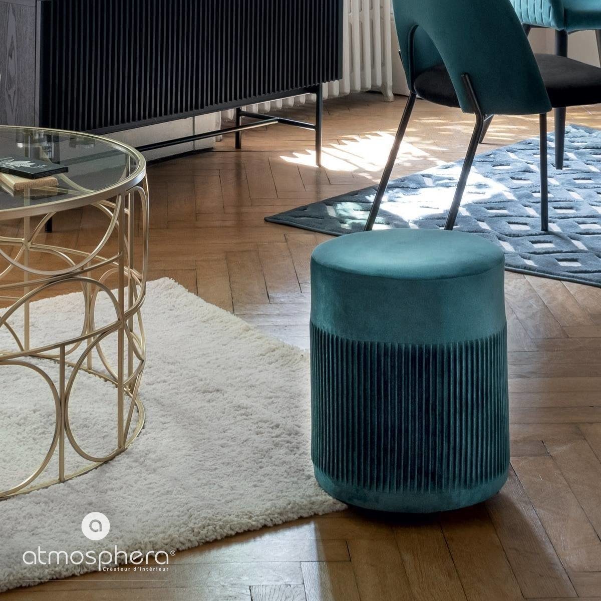Atmosphera Créateur d'intérieur Polsterhocker (1 Stk., günstig online kaufen