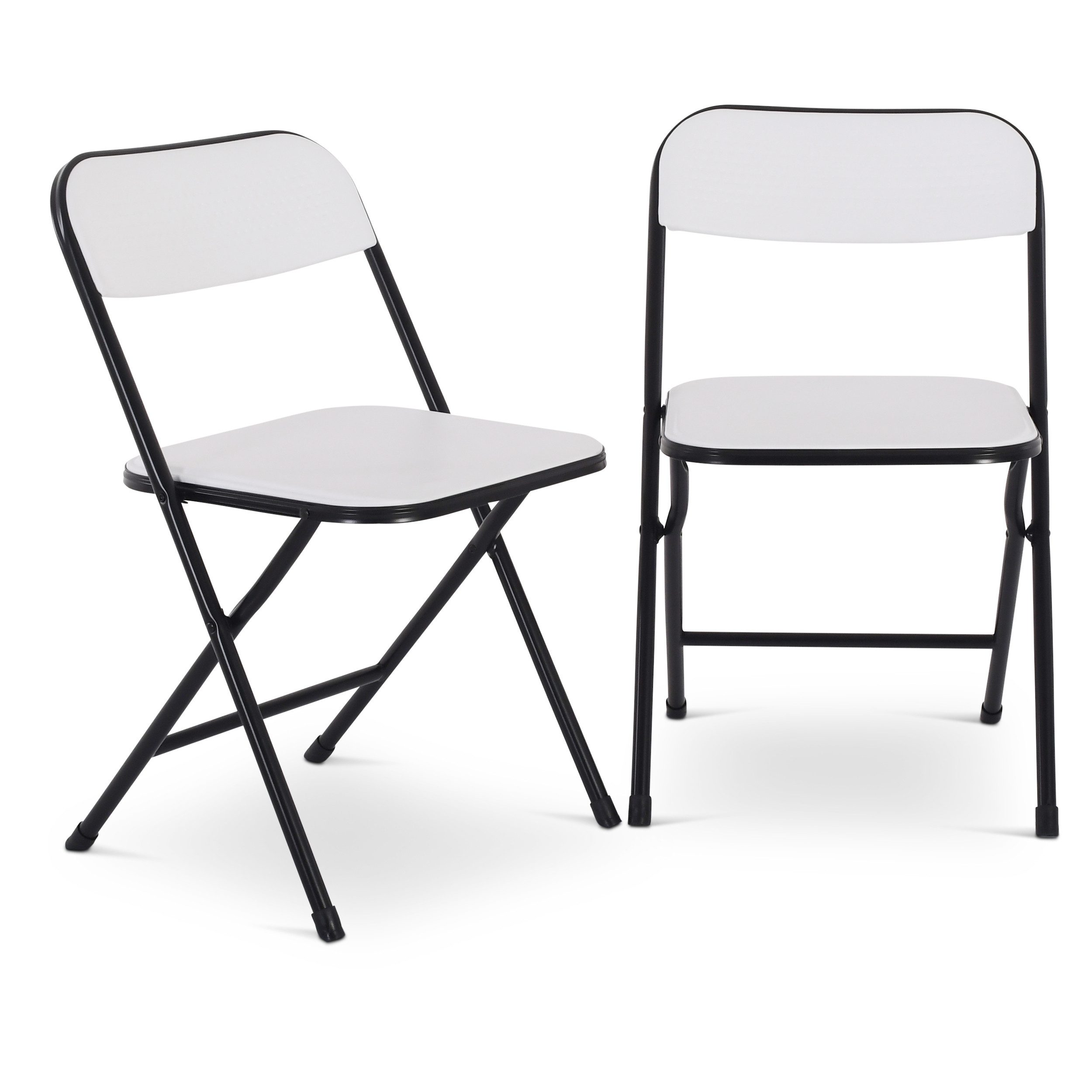 Raburg Klappstuhl Gästestuhl, klappbar, stabiles Metallgestell mit Kunststoff, Jonas (2er-Set), für Indoor und Outdoor, Belastbarkeit 110 kg pro Stuhl