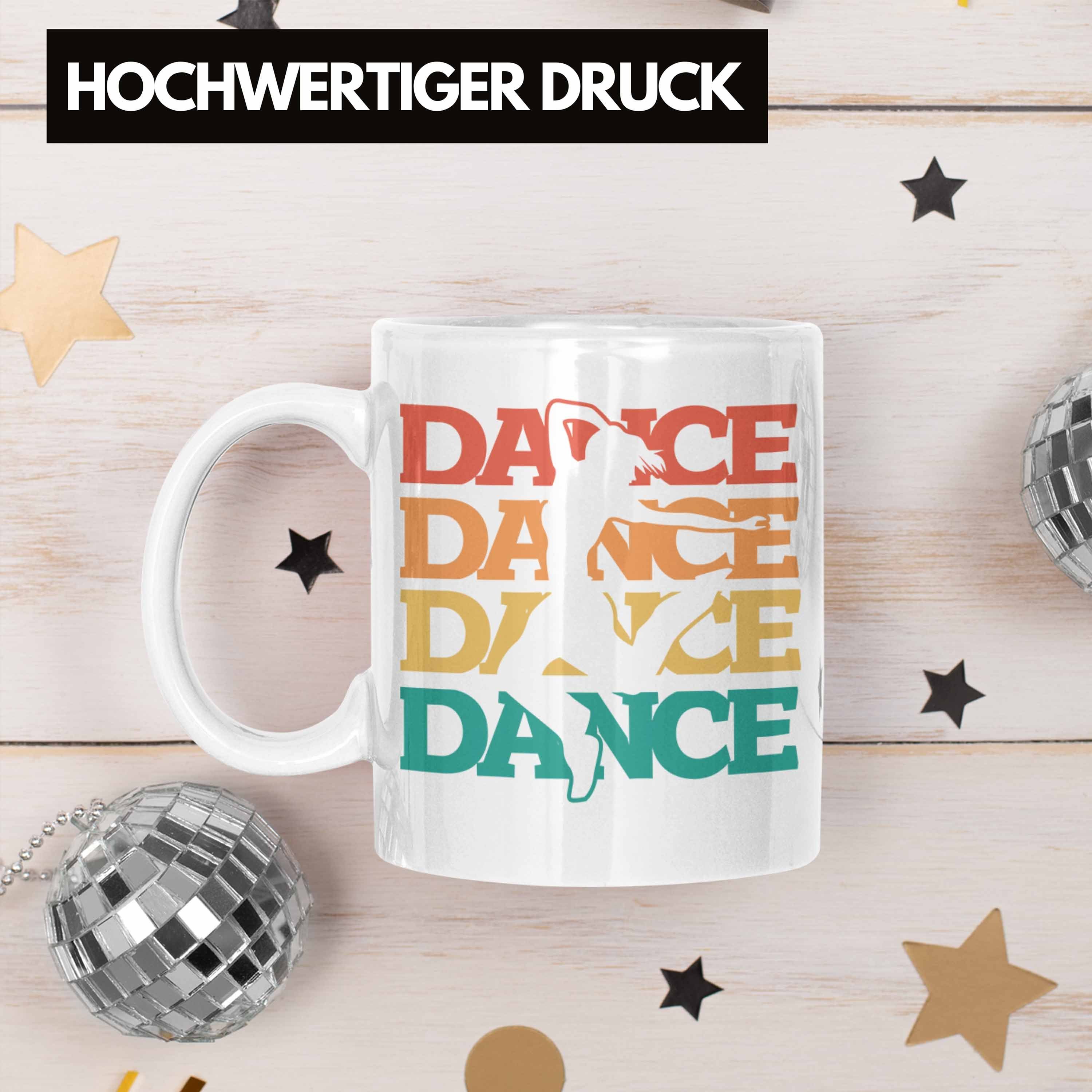 Trendation Tänzer Lustige Tanzlehrer Tanzbegeisterte D Tasse für Weiss Tasse Grafik Geschenk