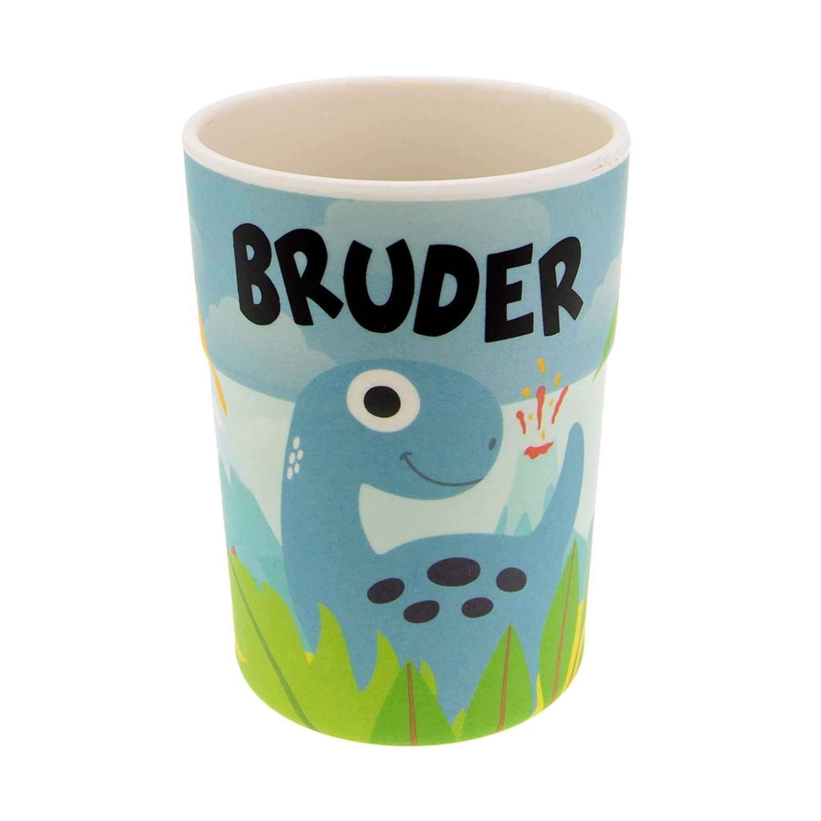 HTI-Living Tasse Kinderbecher Bruder, Kunststoff, Trinkbecher Saftbecher Milchbecher