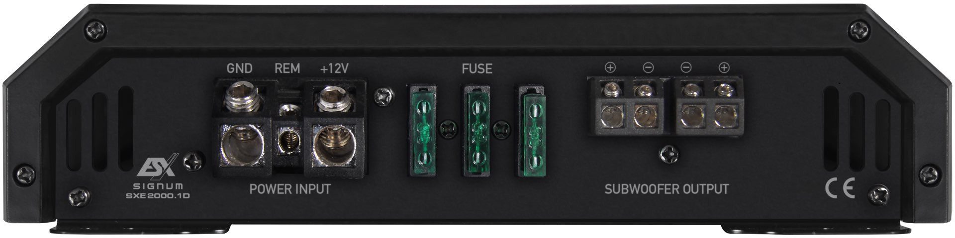 ESX SXE2000.1D 1KW 1000 Watt RMS Monoblock 1-Kanal Verstärker Endstufe Endverstärker (Anzahl Kanäle: 1)