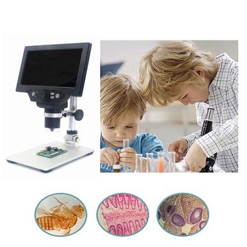 Insma G1200 LCD-Mikroskop (7 Zoll HD 12MP LCD-Display Digital Mikroskop)