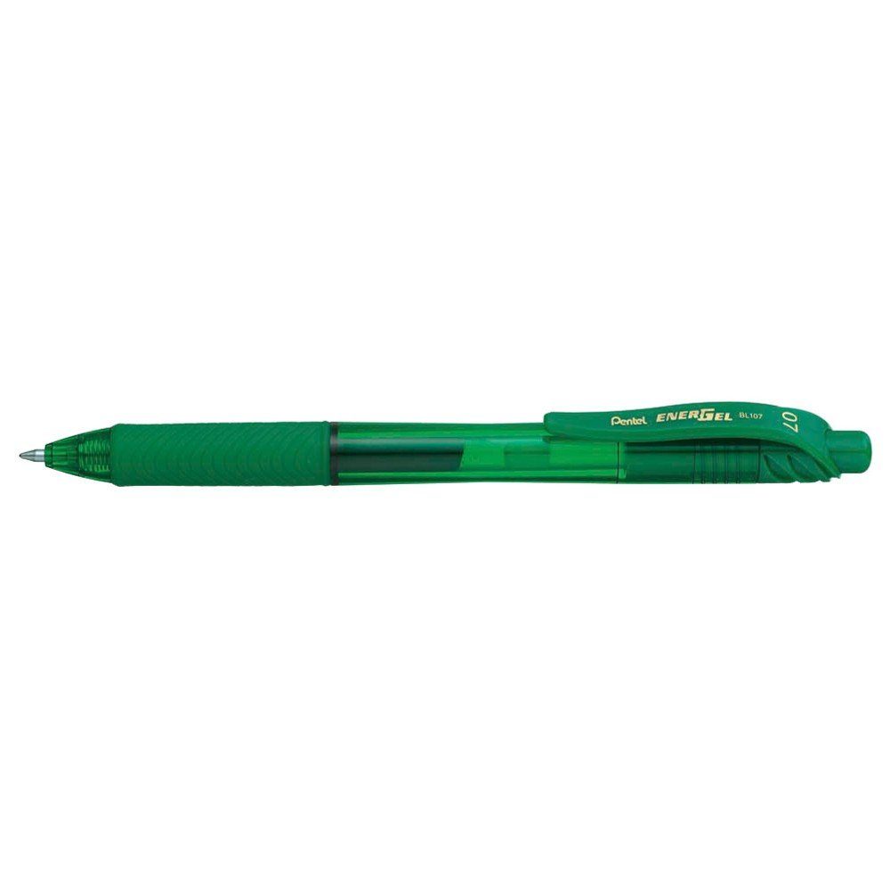 PENTEL Kugelschreiber grün/transparent Gelschreiber ENERGEL BL107 Pentel