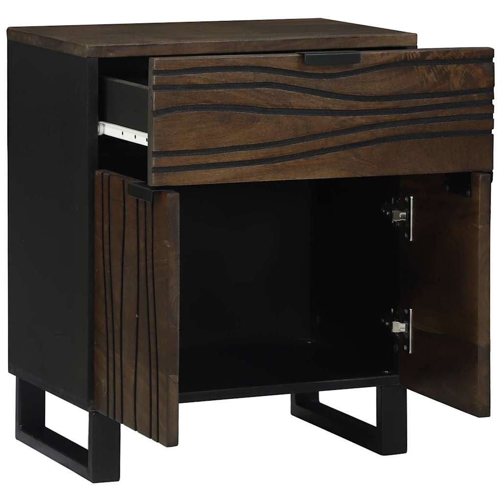 vidaXL Nachttisch Nachttisch Walnuss 50 x 33 x 60 cm Holzwerkstoff (1-St)