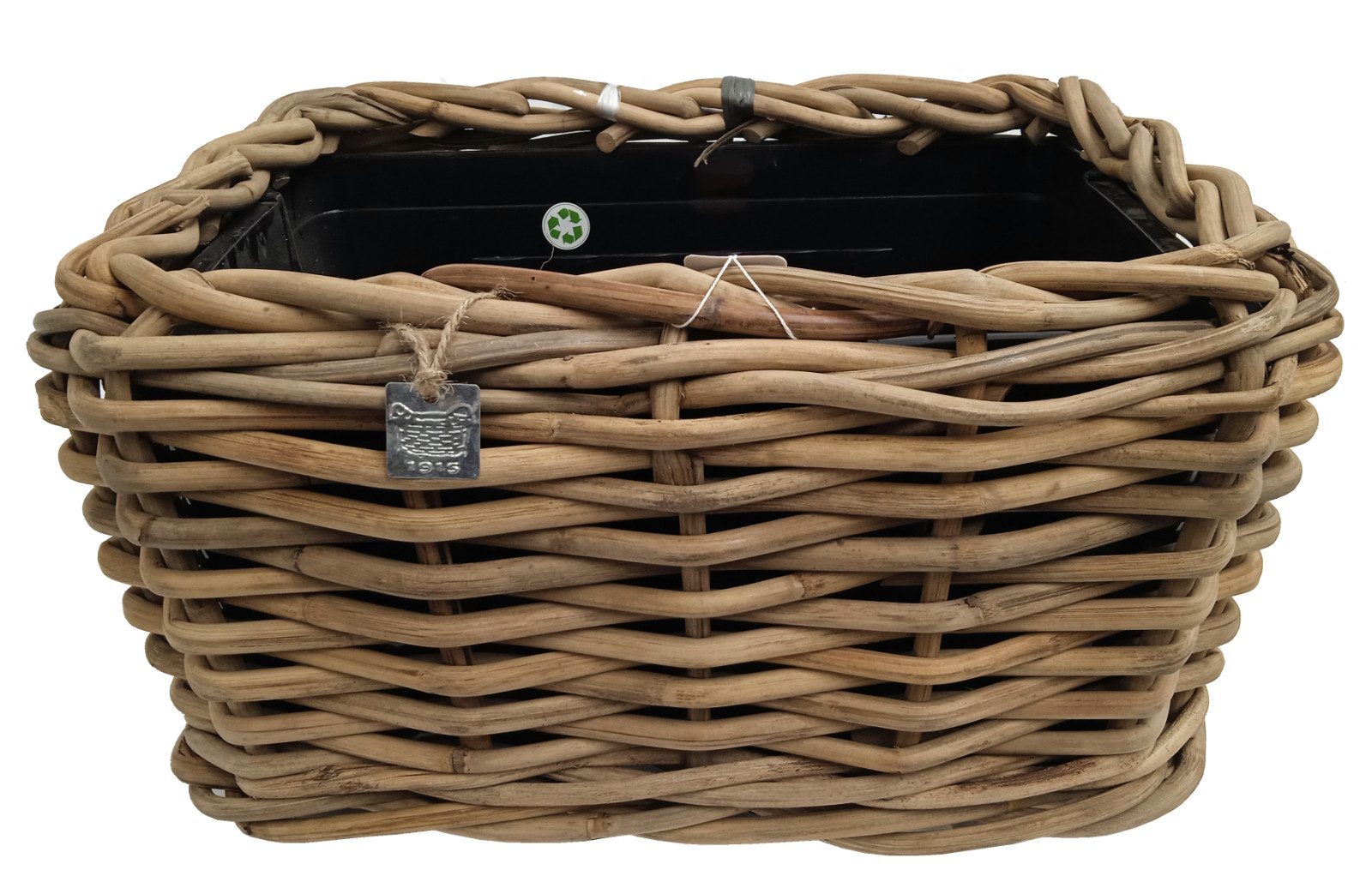 Van der Leeden Blumentopf Blumenkorb Pflanzkorb Topf Rattan Weide