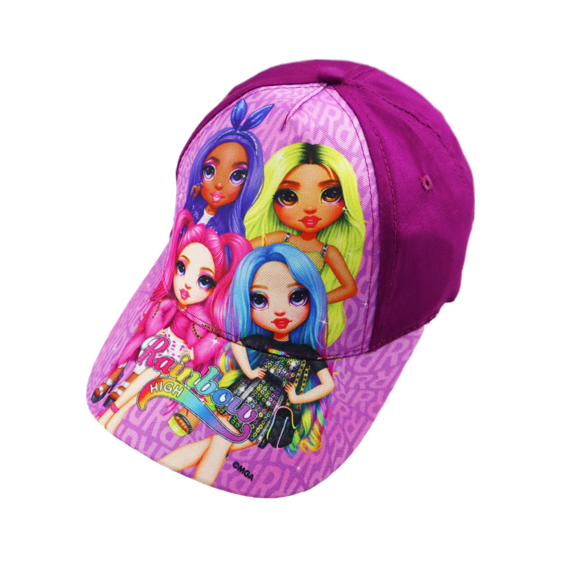 Rainbow High Baseball Cap Rainbow High Girls - Kinder Mädchen Basecap Gr. 52 bis 54 Lila