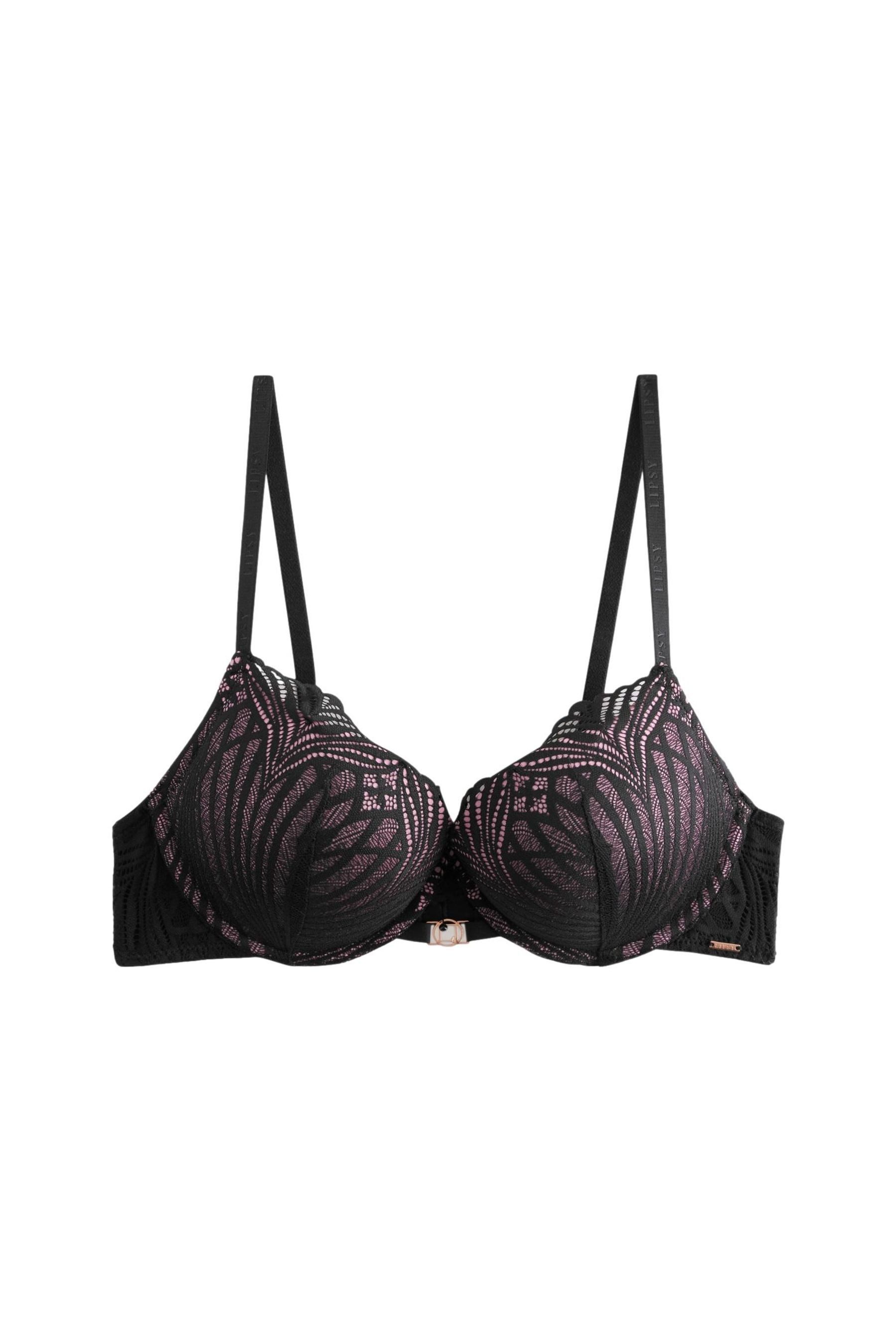 Push-up-BH Lipsy Geo Spitzen-BH mit dreifacher Hebewirkung