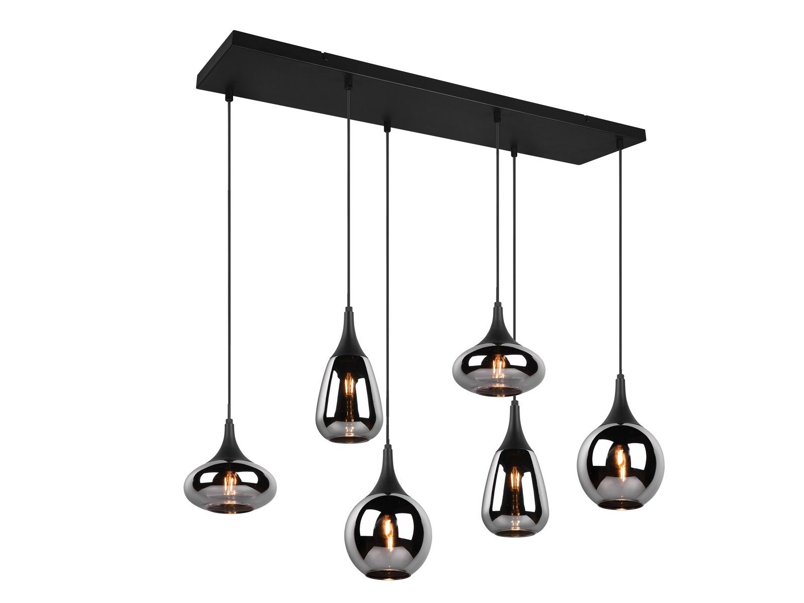 TRIO Leuchten LED Pendelleuchte, LED wechselbar, Warmweiß, ausgefallene Rau günstig online kaufen