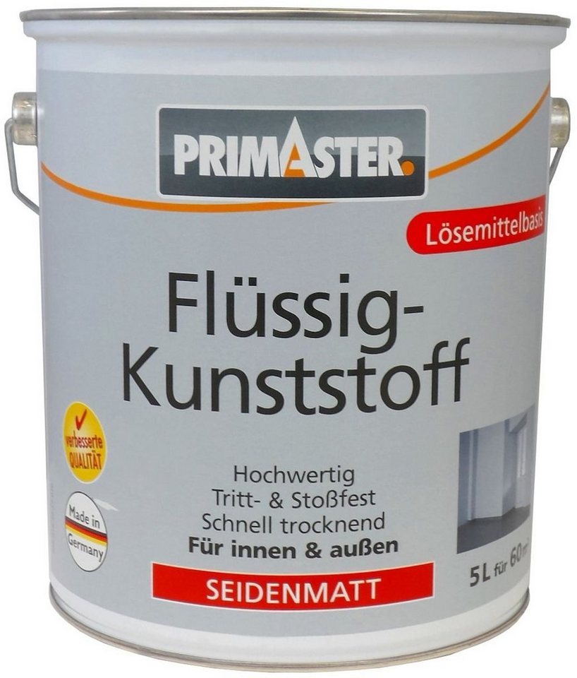 Thumbnail - Primaster Acryl-Flüssigkunststoff Primaster Premium Flüssigkunststoff RAL 7001 5 L