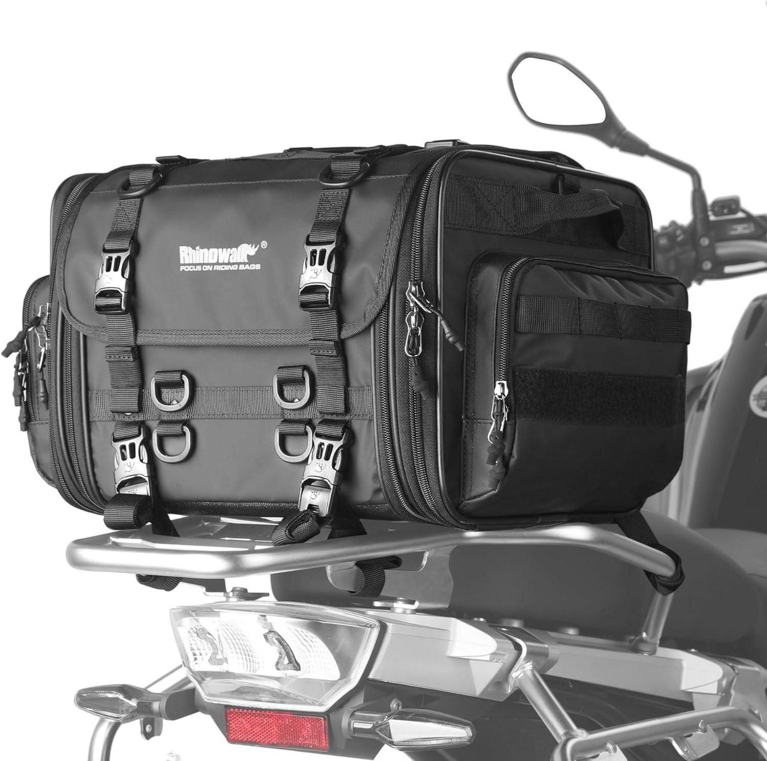 Roller-Gepäckträger Motorrad Sitztaschen 33-45L Wasserdicht Rücksitztasche Gepäcktasche
