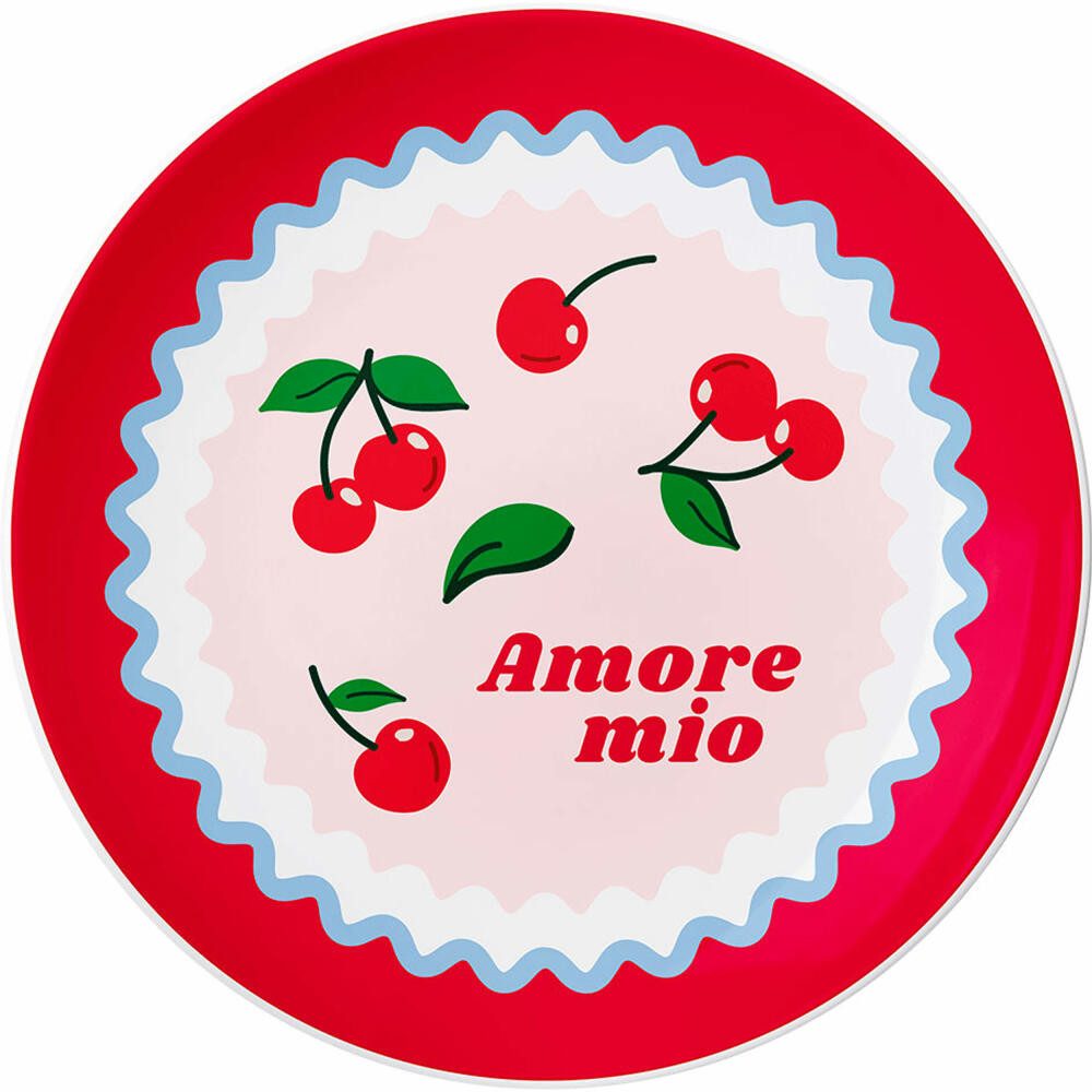 BIALETTI Dessertteller Mercato Della Frutta Ø 20 cm, Cherries