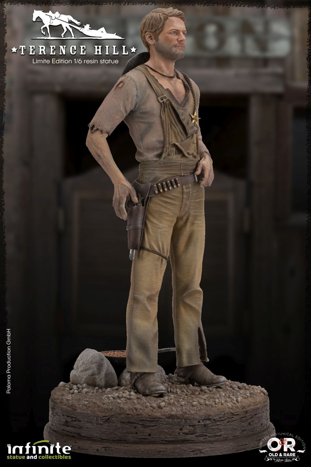 Infinite Statue Sammelfigur TERENCE HILL OLD & RARE 1/6 RESIN STATUE