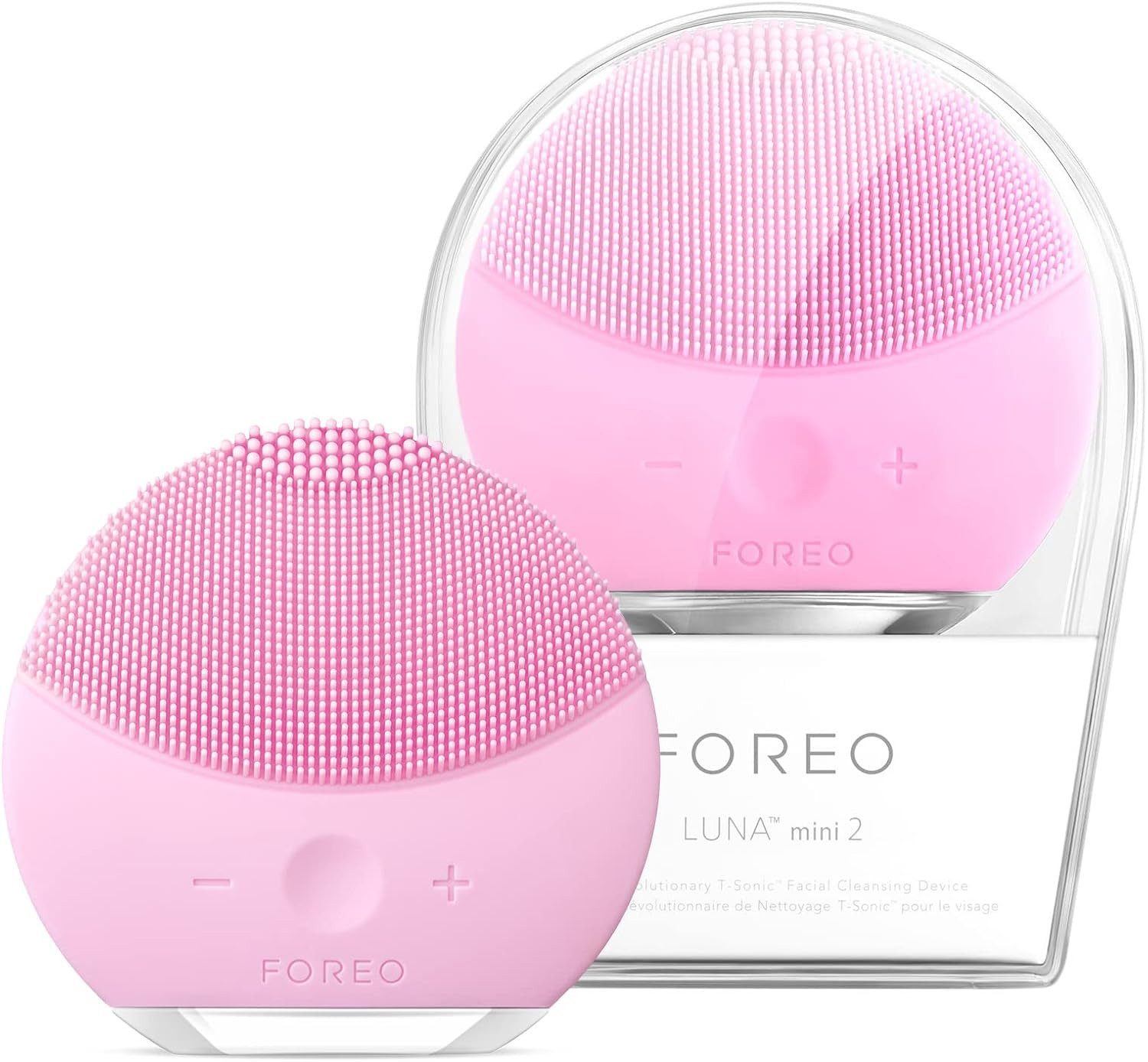 FOREO Gesichtsreinigungsbürste Foreo LUNA mini 2 elektrische Gesichtsreinigungsbürste Pink