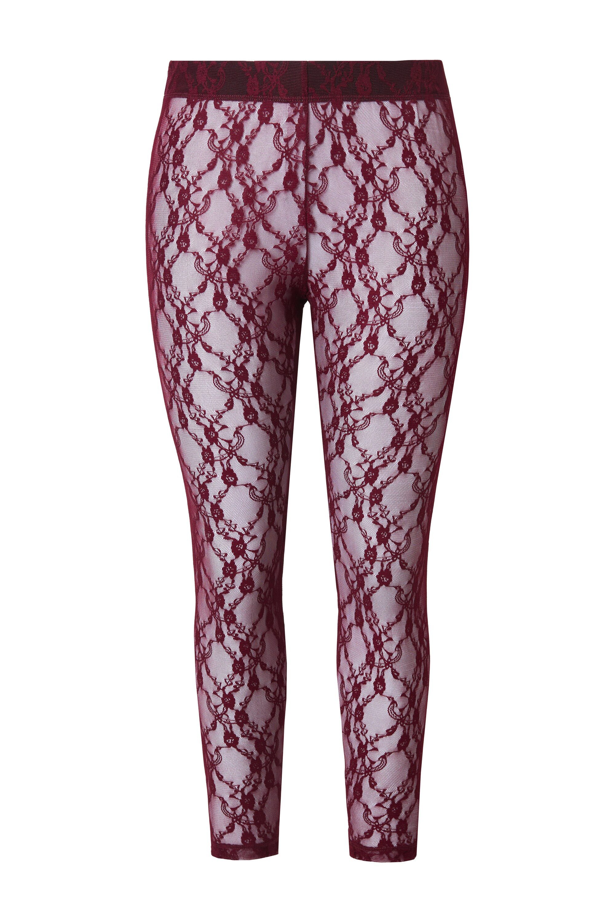 Ulla Popken Feinstrumpfhose Leggings Spitze Stretchkomfort günstig online kaufen