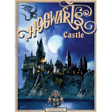 Poster HARRY POTTER - Set 2 Chibi Posters - Retro Hogwarts&Diagon (52x38)