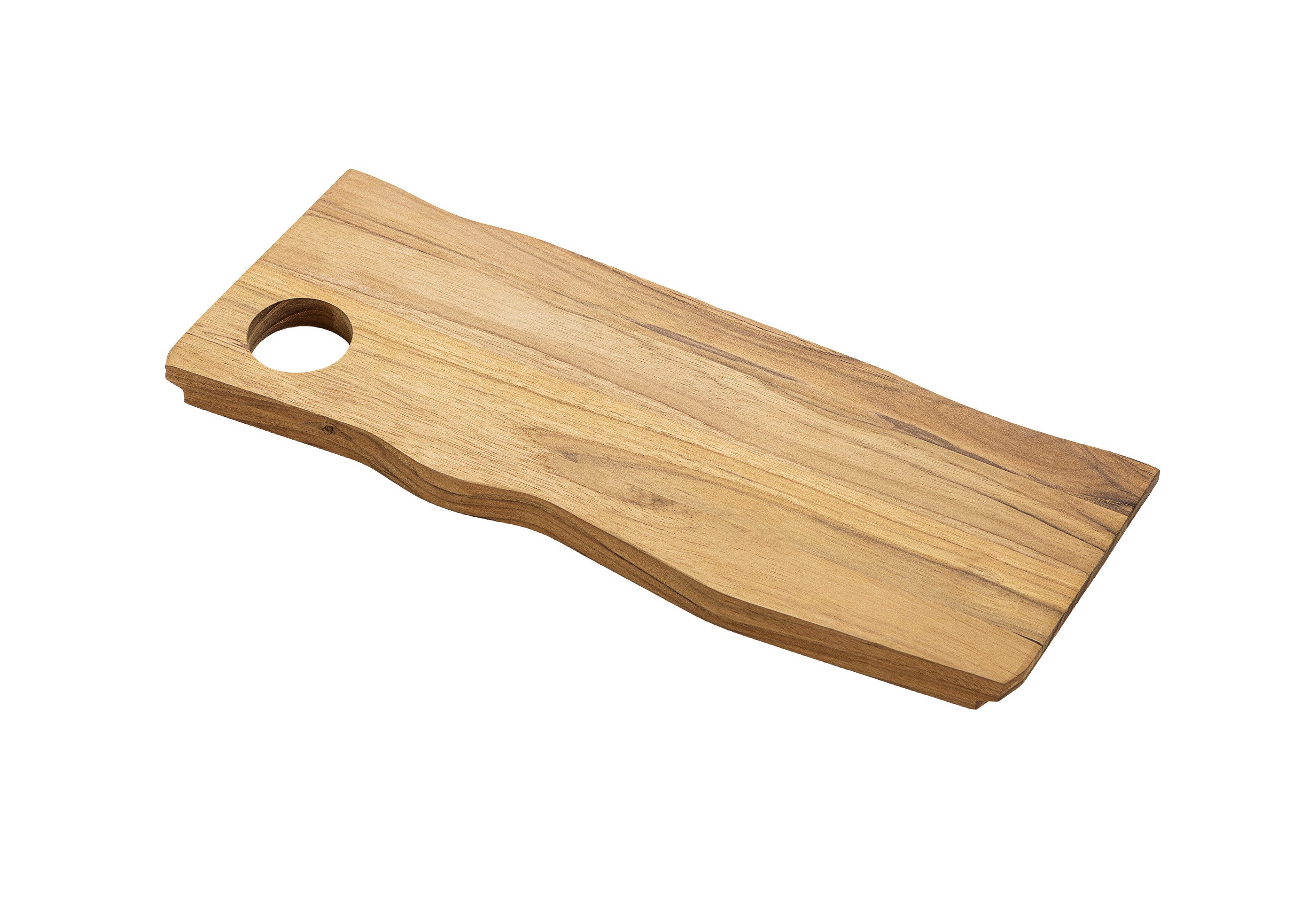 Tramontina Schneidebrett SAVIA Servierbrett, Teak, FSC-zertifiziert, besonders klingenschonend, Teakholz, (1-St), nachhaltig, natürlich antibakteriell, pflegeleicht