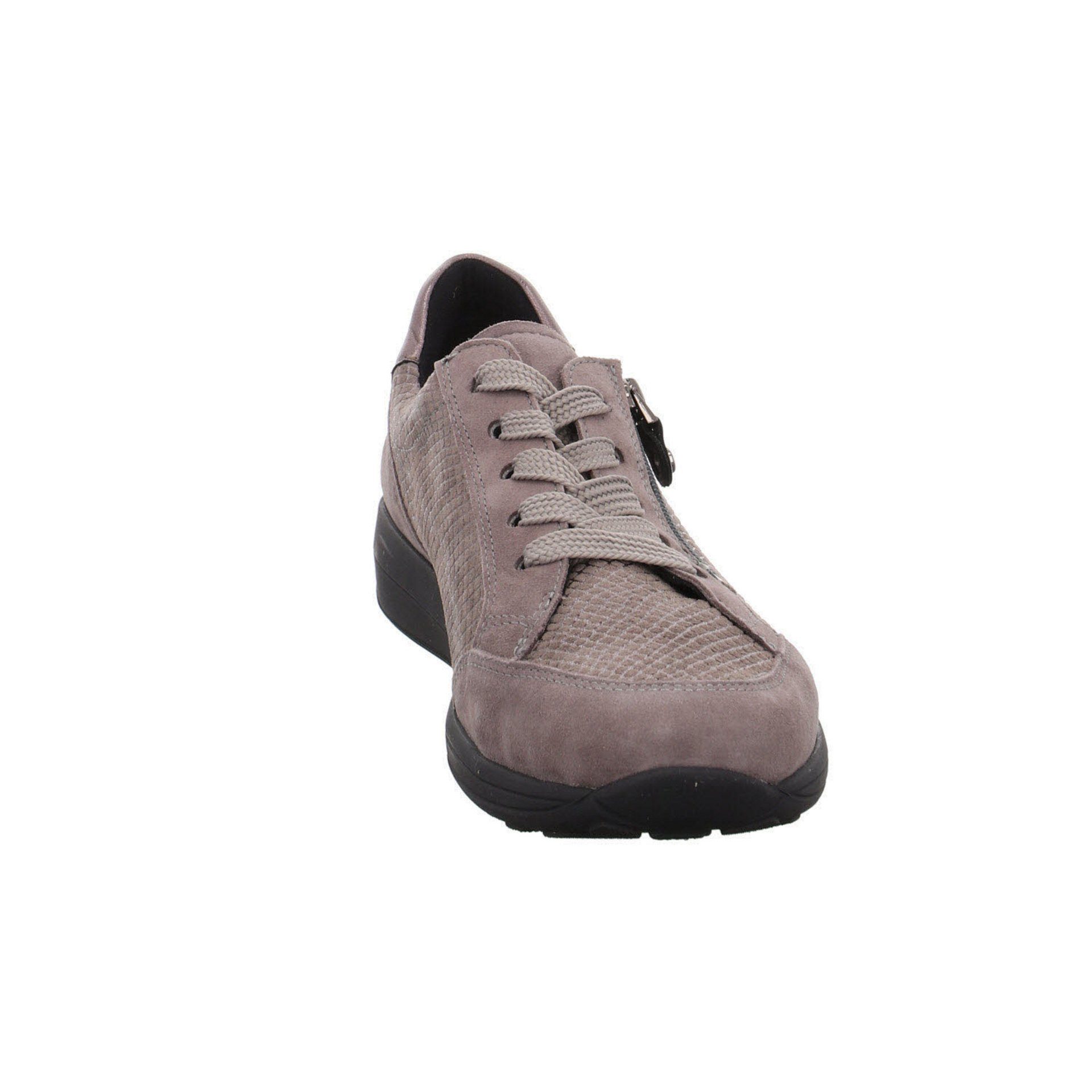 Schnürschuh Lederkombination Damen Merano grau Sneaker Schuhe Ara Sneaker 040337
