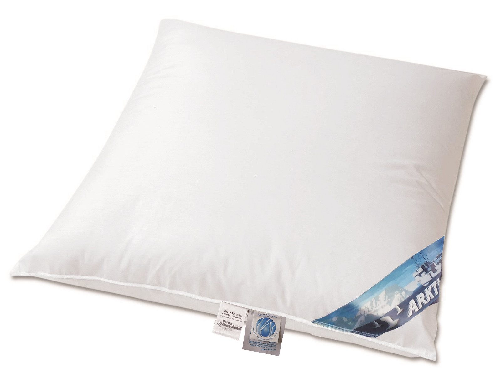 Arktic Daunenkissen Flachkissen Kuschelkomfort, Füllung: Daune, weiches Kissen, Flachkissen