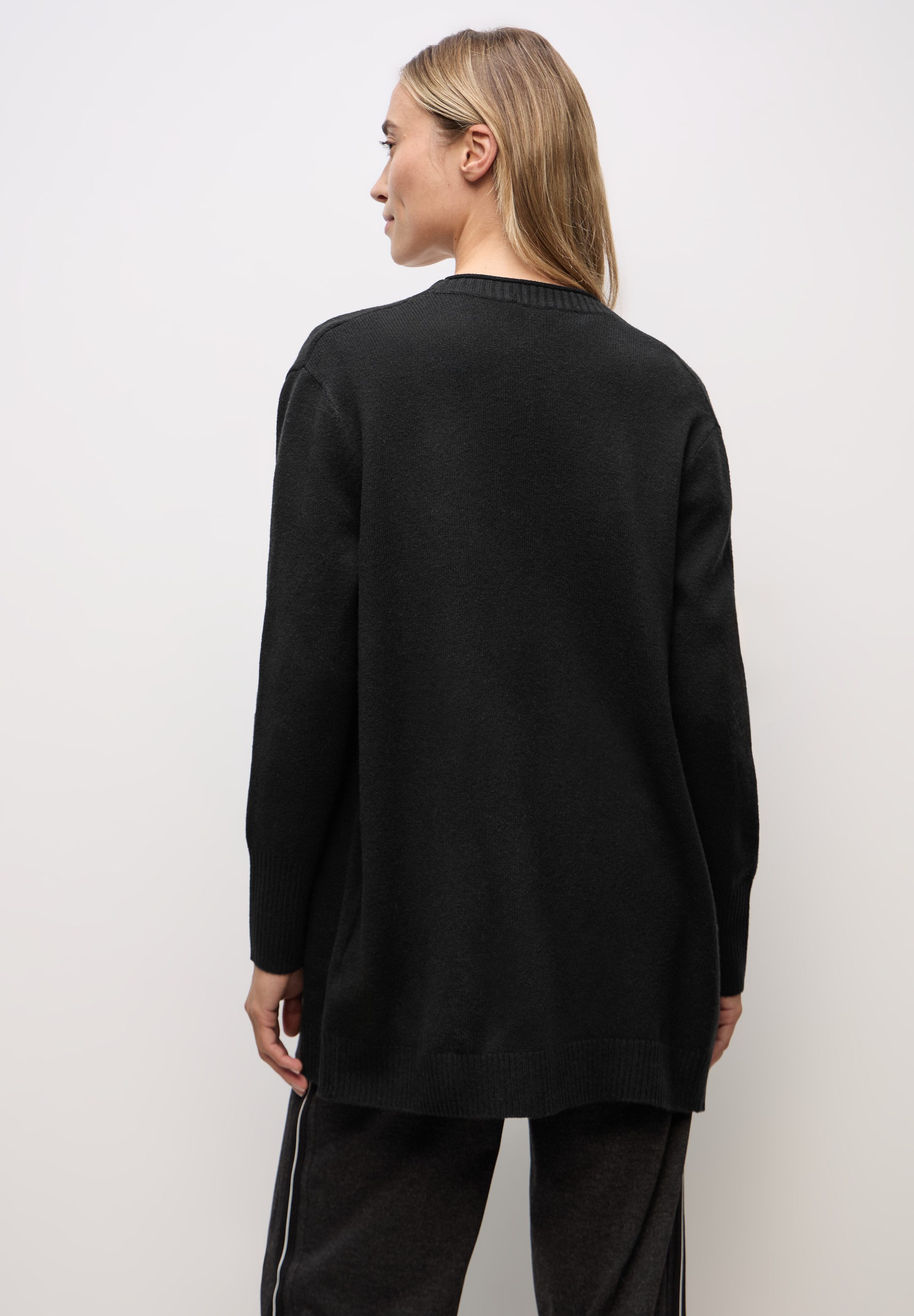 STREET ONE Strickjacke in Unifarbe günstig online kaufen