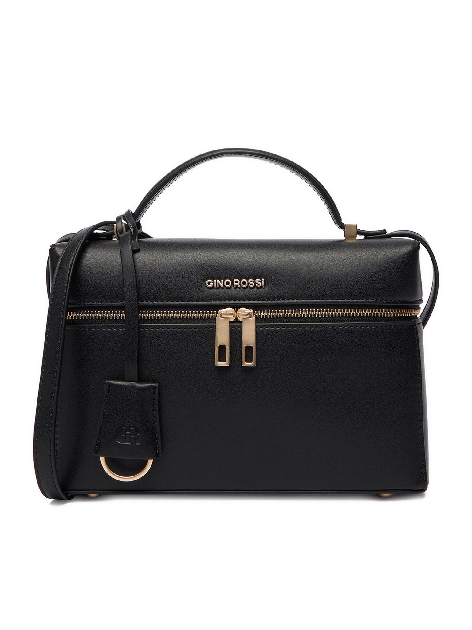 GINO ROSSI Handtasche Gino Rossi Damenhandtasche Schwarz Gino Rossi-EO-LX10265 Schwarz Farbl