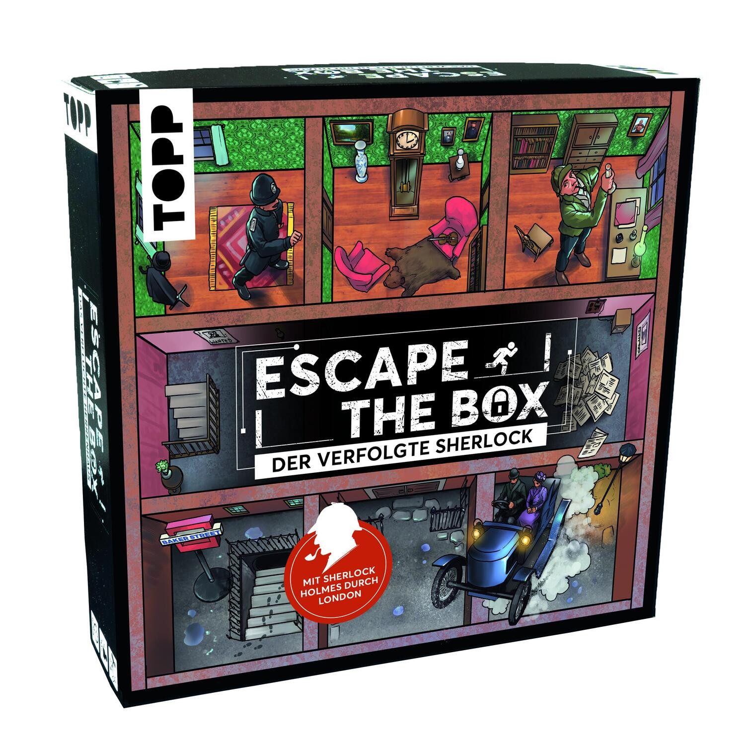 Frech Verlag Spiel, Escape The Box - Der verfolgte Sherlock Holmes: Das ultimative...