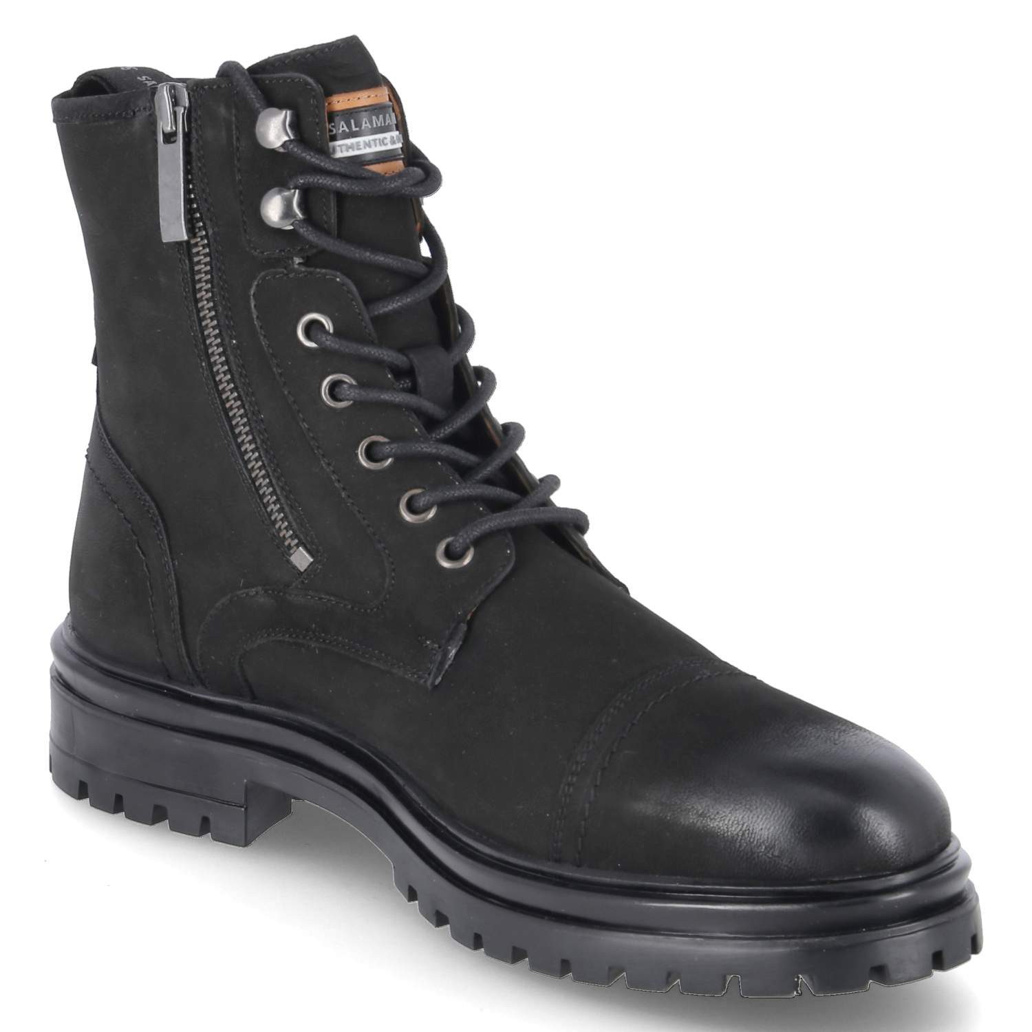 Salamander Salamander E31APE403500-1000 SP Herren Leder schwarz Schnürstiefel