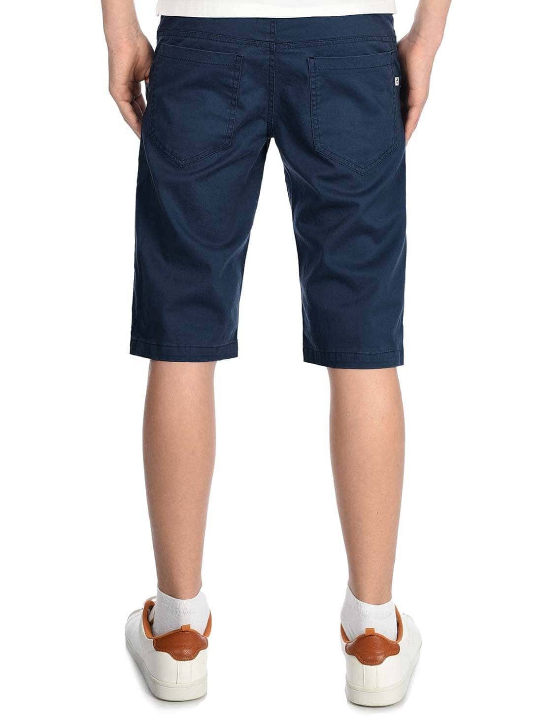 BEZLIT Chinoshorts Jungen Chino Kinder (1-tlg) Bund elastischem Shorts Navy mit