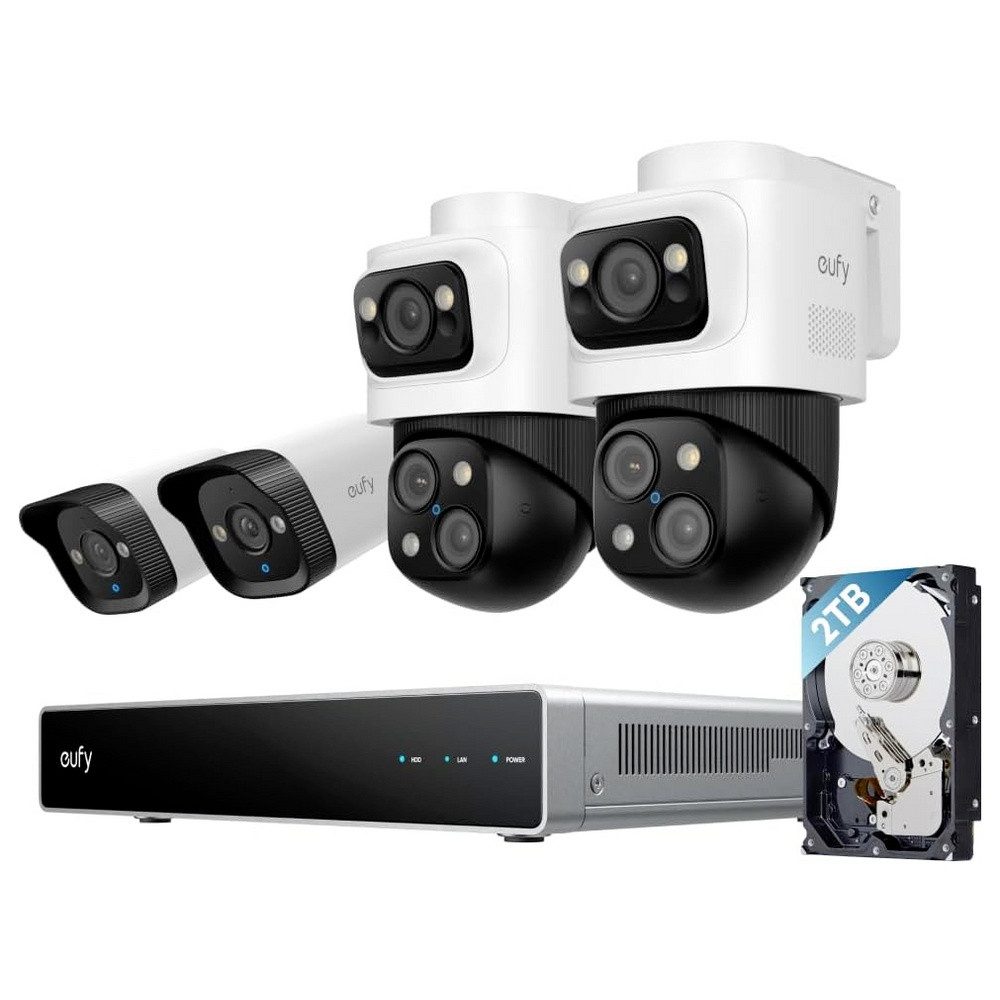 eufy Überwachungskamera eufy eufy NVR Security System S4 E8E00323 Kabelgebunden, LAN IP-Netzwe