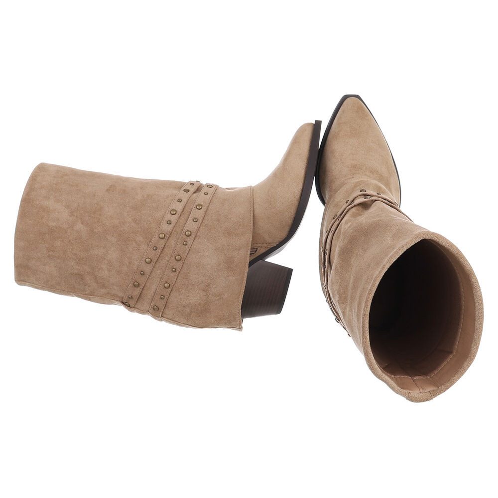 Ital-Design Damen Stiefel mit Nieten und günstig online kaufen
