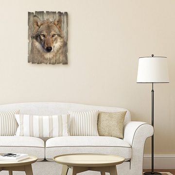 Artland Holzbild Wolf, Wildtiere (1 St)