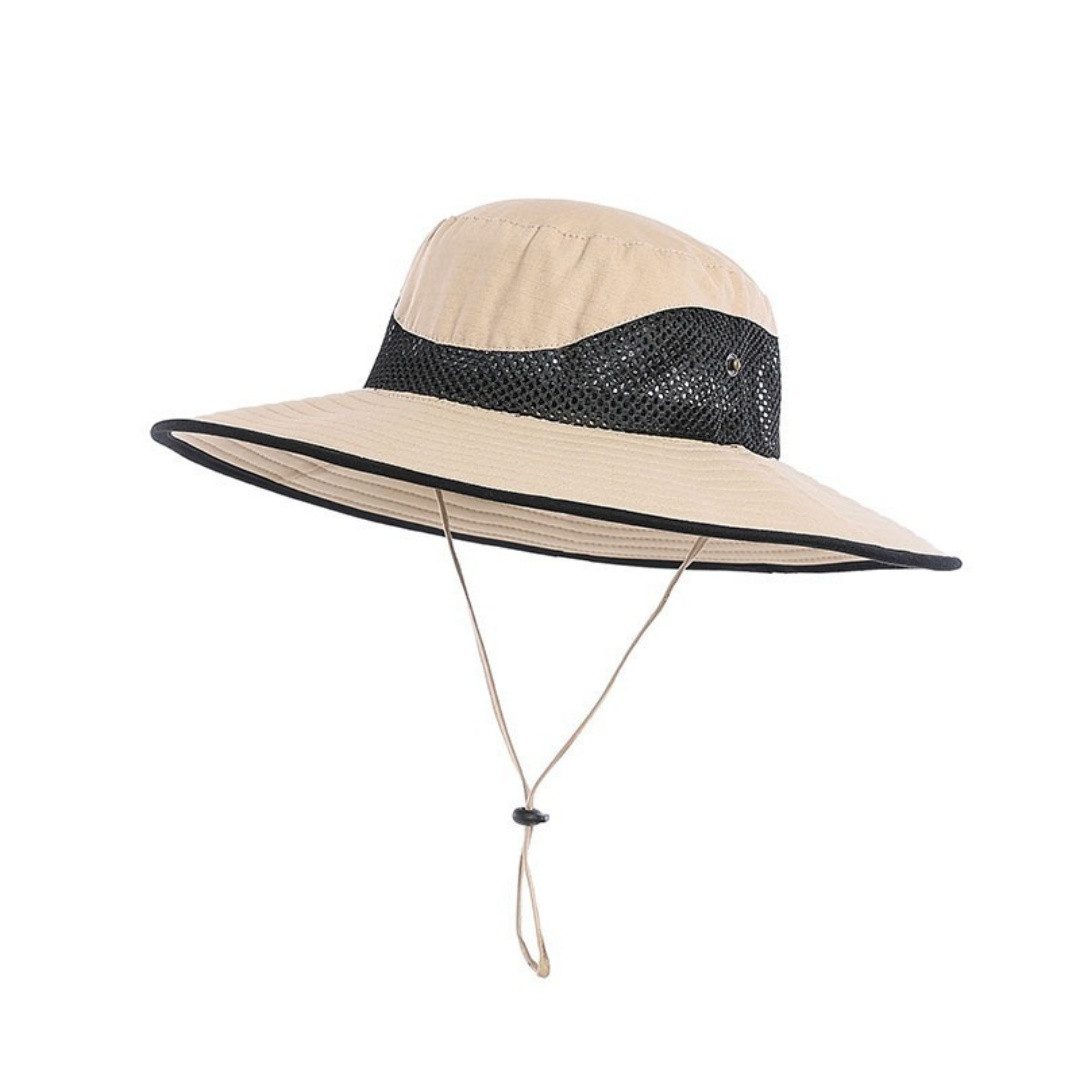 Sonnenhut Herren Breite Krempe Wanderhut Damen Outdoor Sonnenschutz Kappe