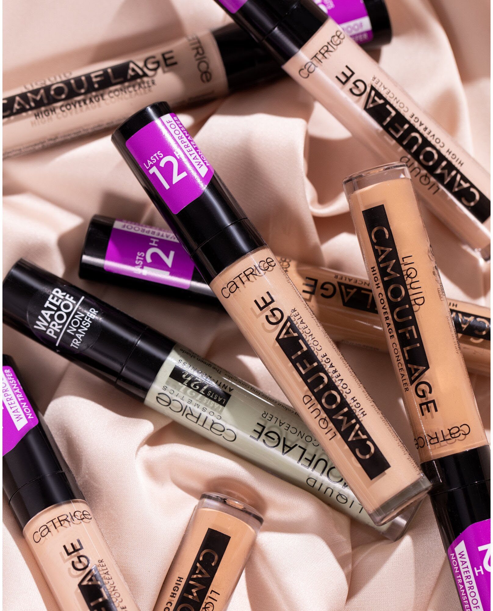 Catrice Concealer Liquid Camouflage High Coverage, Pack Porcellain 3er