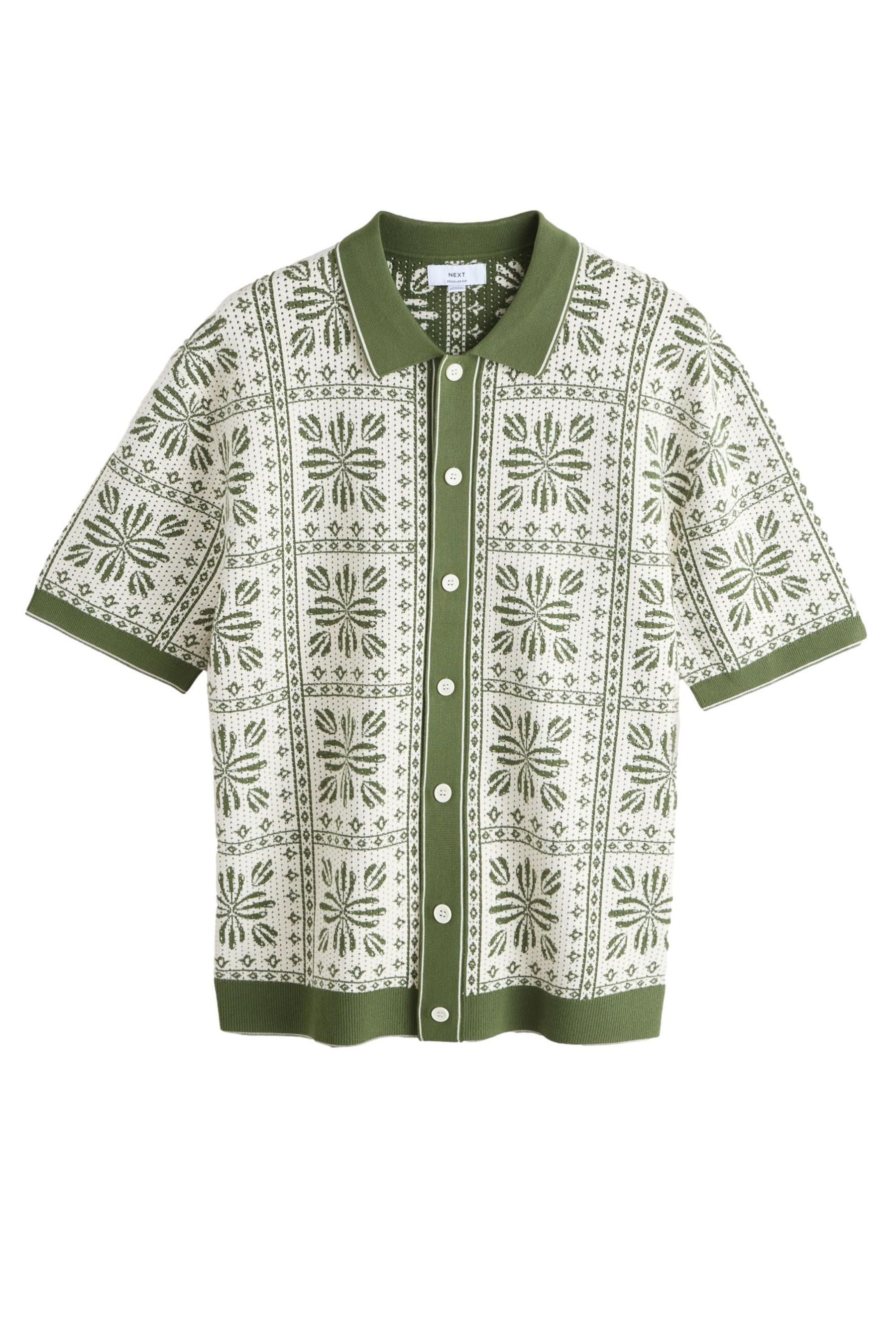 Poloshirt Geknöpftes Relaxed Fit Polohemd mit Print