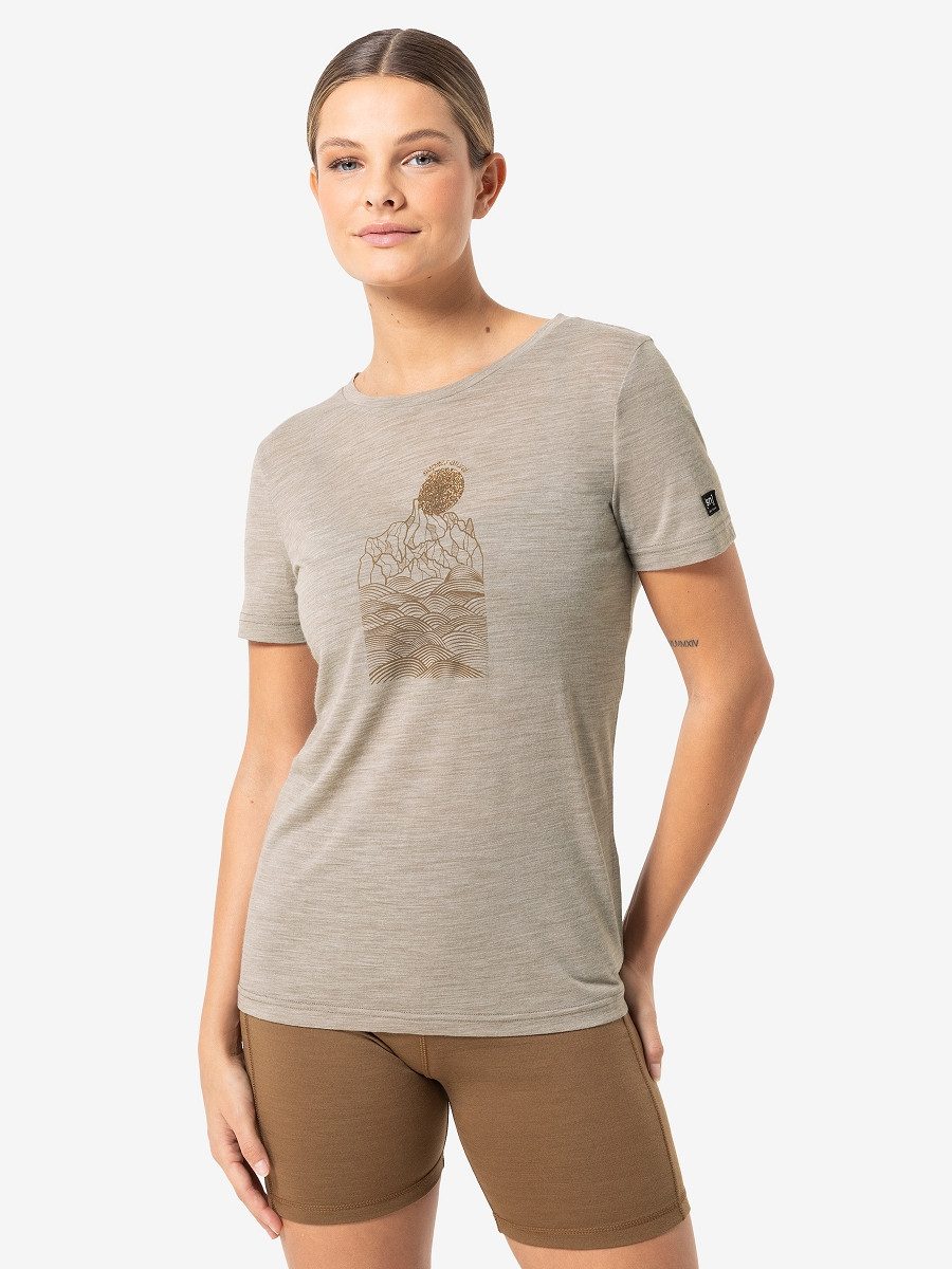SUPER.NATURAL T-Shirt für Damen, Merino PREIKESTOLEN günstig online kaufen